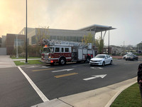 9-11-19 Fire Truck at Main Campus Student Center